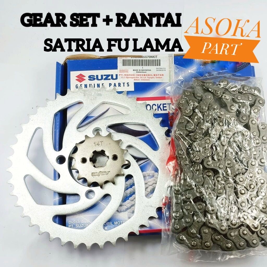 Gear Set Satria Fu 150 Barong Satria Fu Karbu satria fu lama