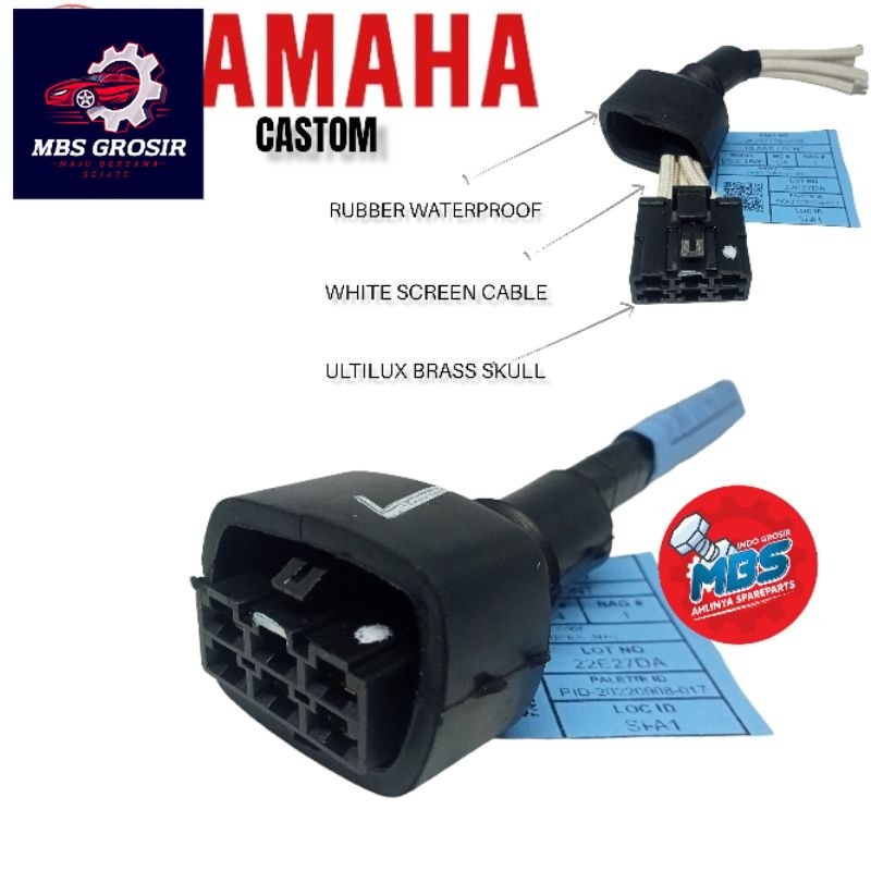 Soket Legulator Kiprok Yamaha R25 Kabel Caston
