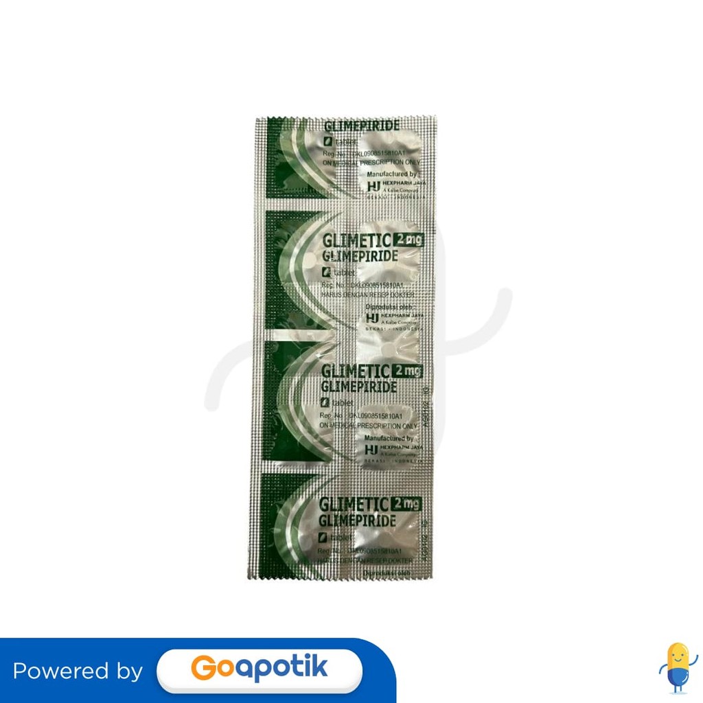Glimetic 2 Mg Strip 10 Tablet