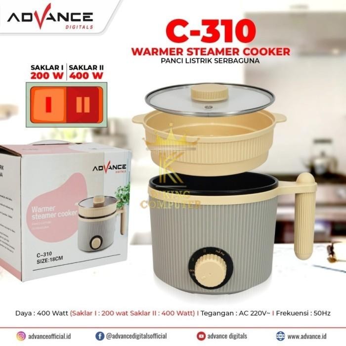 Panci Elektrik Multifungsi Advance C 310 Multi Fungsi Serbaguna C310