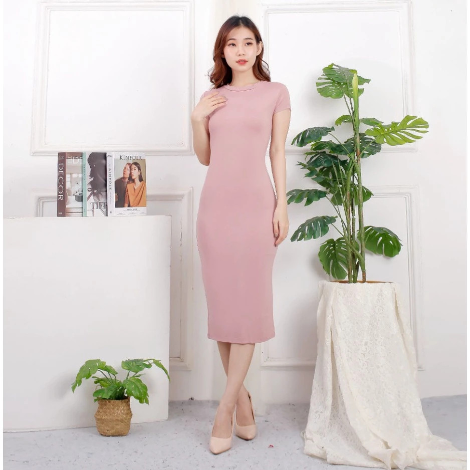 WK Dress Panjang Mola 975 | Swing Dress | Dress wanita Panjang babydoll | Dress Wanita Jumbo