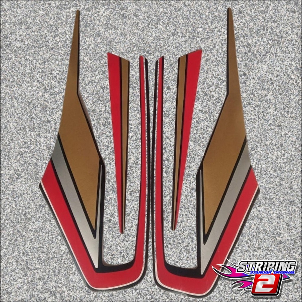 LIS STRIPING RX KING 1992 MERAH NON ORI