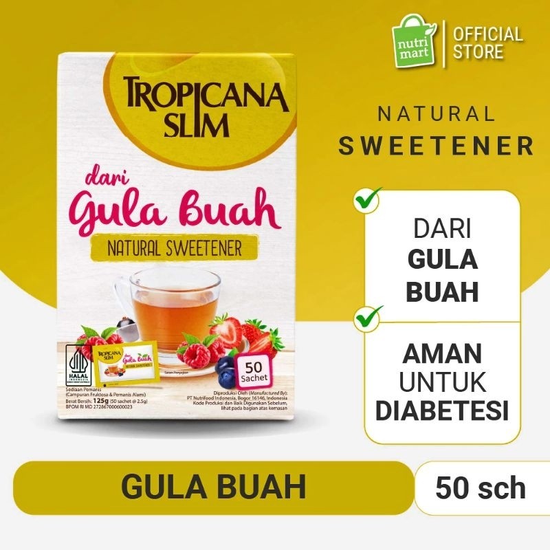 

TROPICANA slim GULA BUAH 50 Sachet - ARM