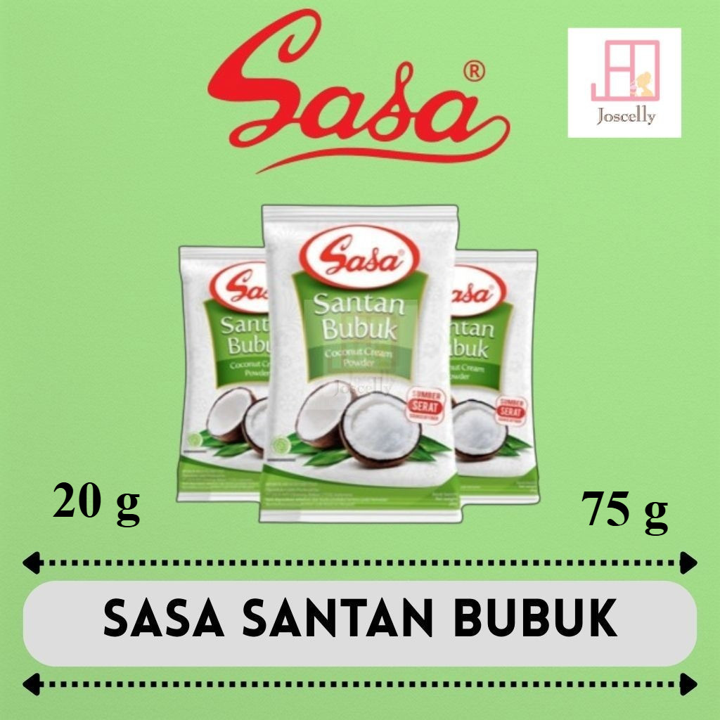 

JOSCELLY.ID SASA Santan Bubuk 20 gr | 75 gr ​​​​​​​