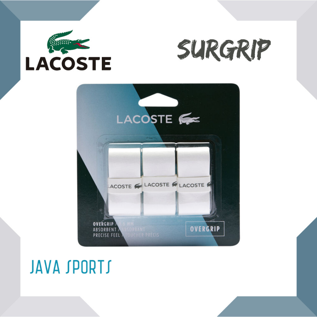Grip Lapis Tenis Lacoste Surgrip X3 Overgrip  Tennis Original CO