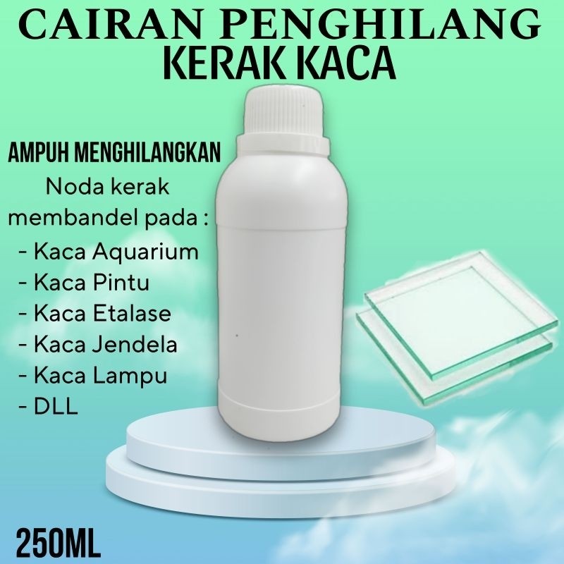 KAMEJING Pembersih Kerak Kaca Aquarium Dll , cairan pembersih kerak kaca