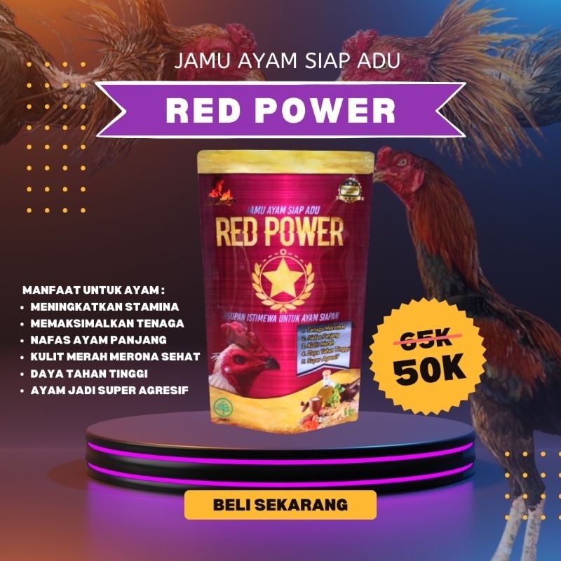 Dopping Ayam filipina Ganas RED POWER Jamu bangkok aduan doping merah nafas panjang tenaga maksimal 
