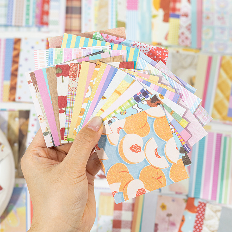 

Plaid Pattern Sticker Book 48 Sheets/Bag Scrapbook DIY Journal Supplie Planner Stickers Bullet Notebook Creative Stationery Gift