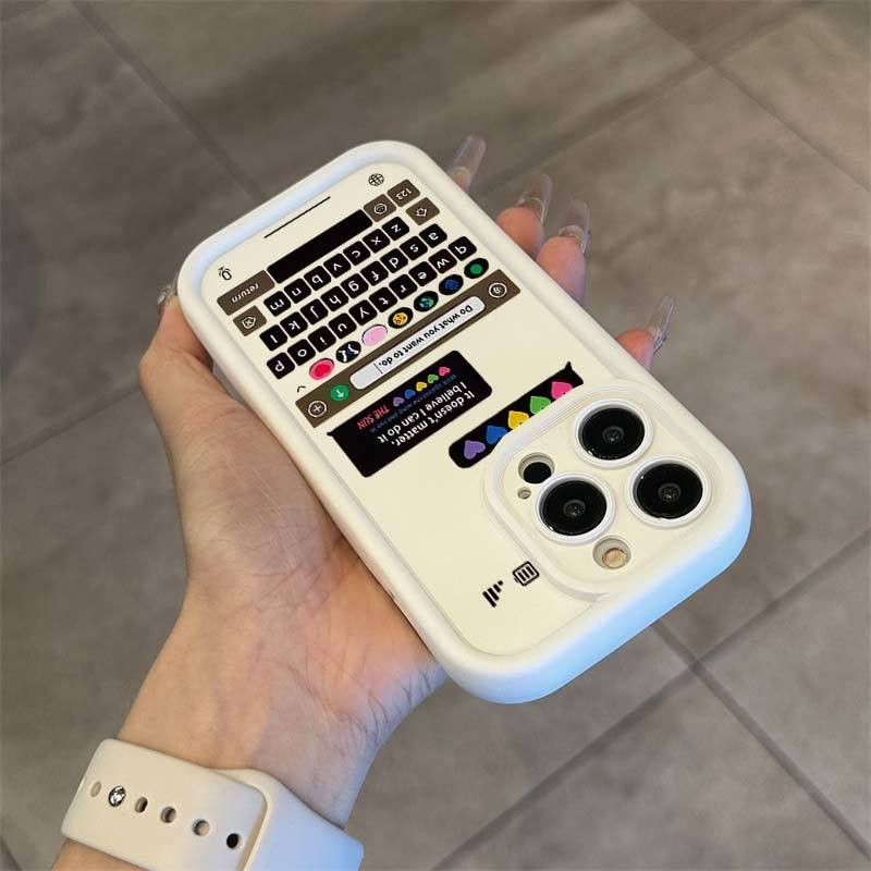 Untuk Case iPhone 11 12 13 PRO MAX 15 14 13 X XS XR 7 8 Plus casing hp Cartoon Cover aesthetic silik