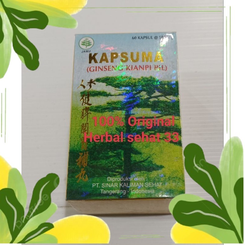 

BEBAS ONGKIR~ASLI ORIGINAL!!!! kapsuma ginseng kiampi pill obat gemuk badan ginseng pill apotektutop~
