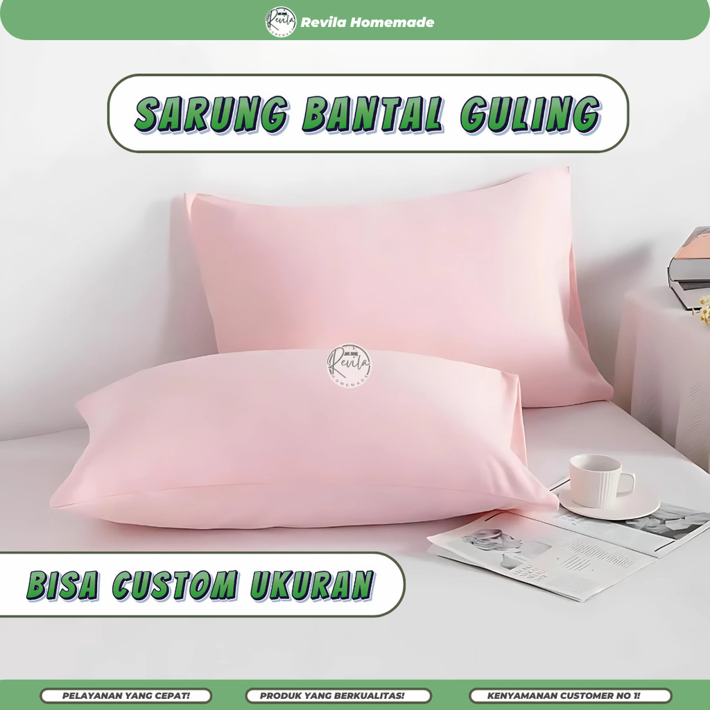 Jamooan Sarung Bantal Dan Guling Polos - Sarung Bantal Polos - Sarung Bantal Guling Polos - Sarung