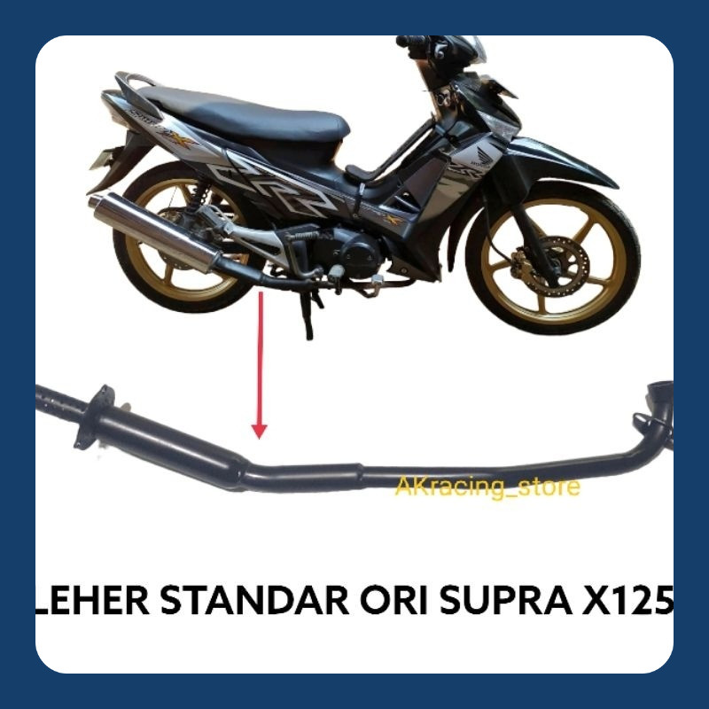 LEHER SUPRA X 125 Knalpot Standar Orisinil SUPRA X125 Leheran Supra Knalpot Original Supra x125 Batm