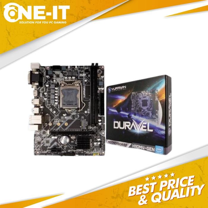 MOTHERBOARD VURRION DURAVEL H110M4-GEN Intel B250 Chipset LGA 1151 DDR4