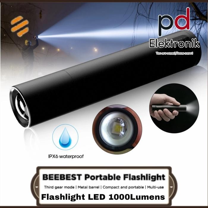 BEEbest Senter LED FZ101 Outdoor Flashlight 1000 Lumens
