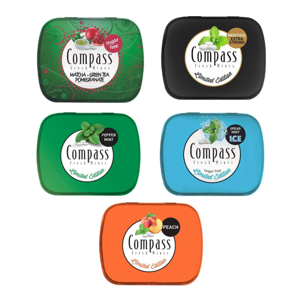 

Compass Mint Candy | Sugar Free Mint Candy | Permen Mint Impor