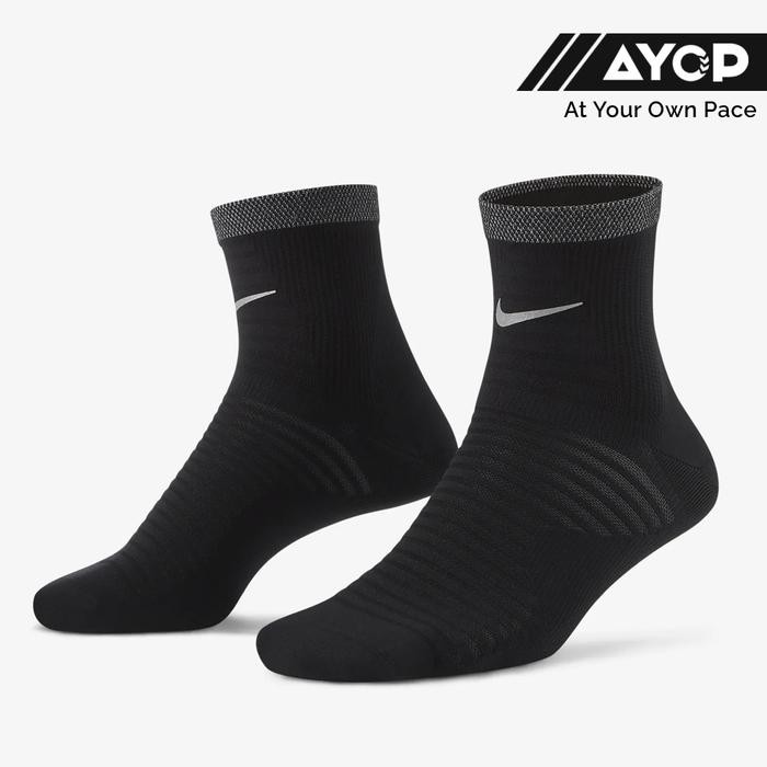 [Promo] Nike Spark Lightweight Running Socks - Black - Ankle, 36-38
