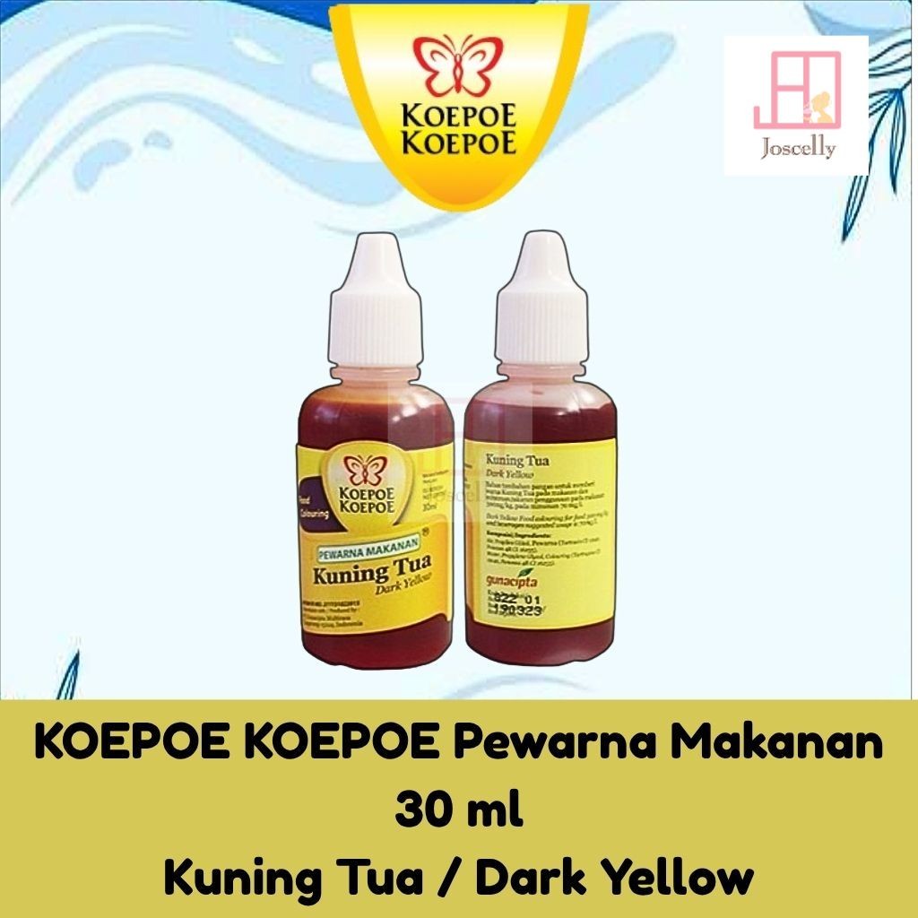 

JOSCELLY.ID KOEPOE KOEPOE Pewarna Makanan Kuning Tua / Dark Yellow