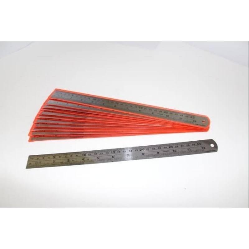 

PENGGARIS BESI 30 cm Termurah Stainless Pengaris Garisan bukan 15 cm