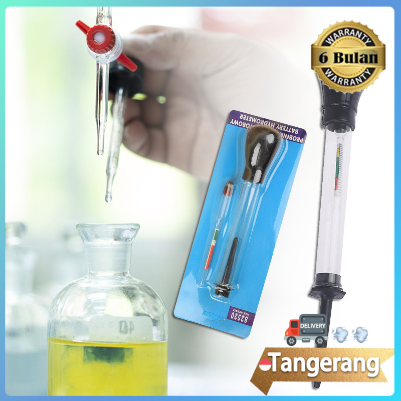 280mm Battery Hydrometer / Tester Aki / Alat Tes Kadar Air Aki / Hydrometer