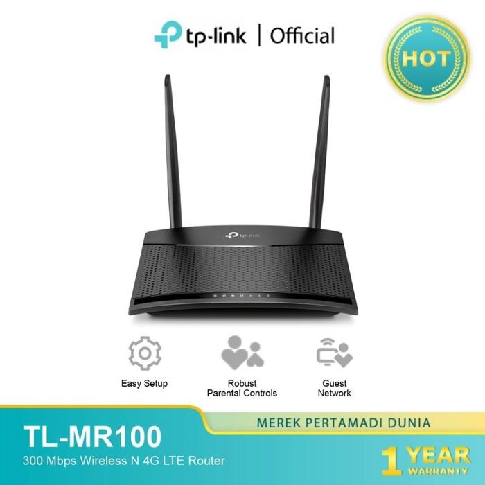 TP-LINK Router Wifi Modem Wifi TPLink TL-MR100 4G 300Mbps