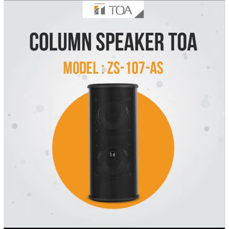 COLUMN SPEAKER TOA ZS-107 ZS 107 10 WATT SPEAKER DINDING MASJID