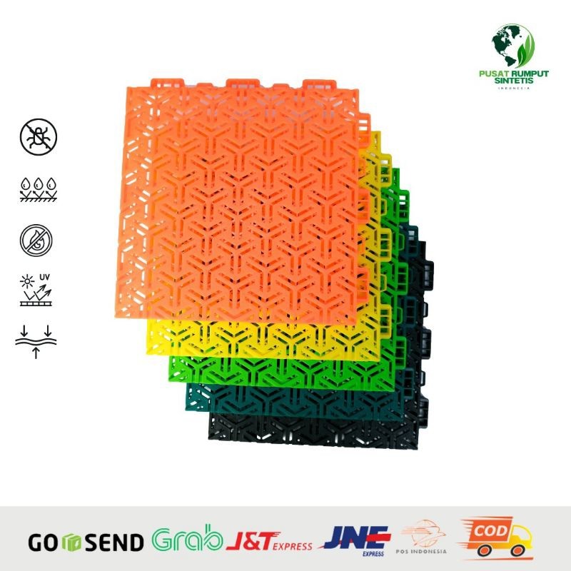 Interlock lapangan outdoor//futsal//badminton//basketball DLL