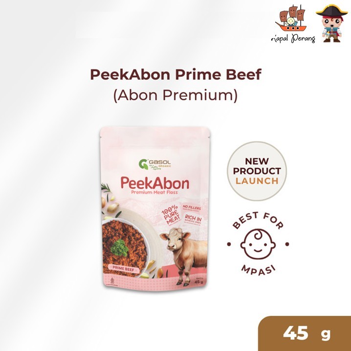 

Gasol Organik PeekAbon - Abon Sapi 45 gram