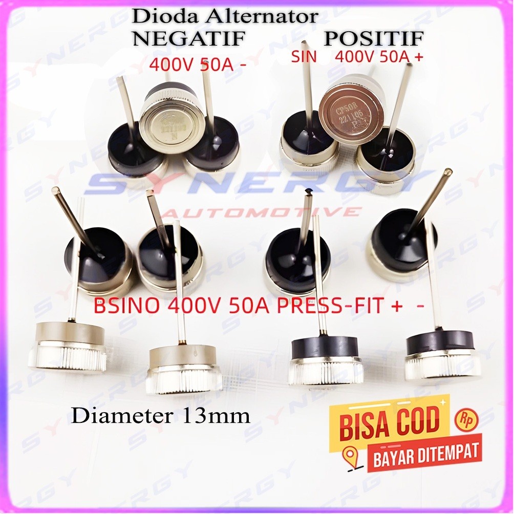 Dioda Dinamo 50A Silikon Alternator Universal Toyota Vios Avanza