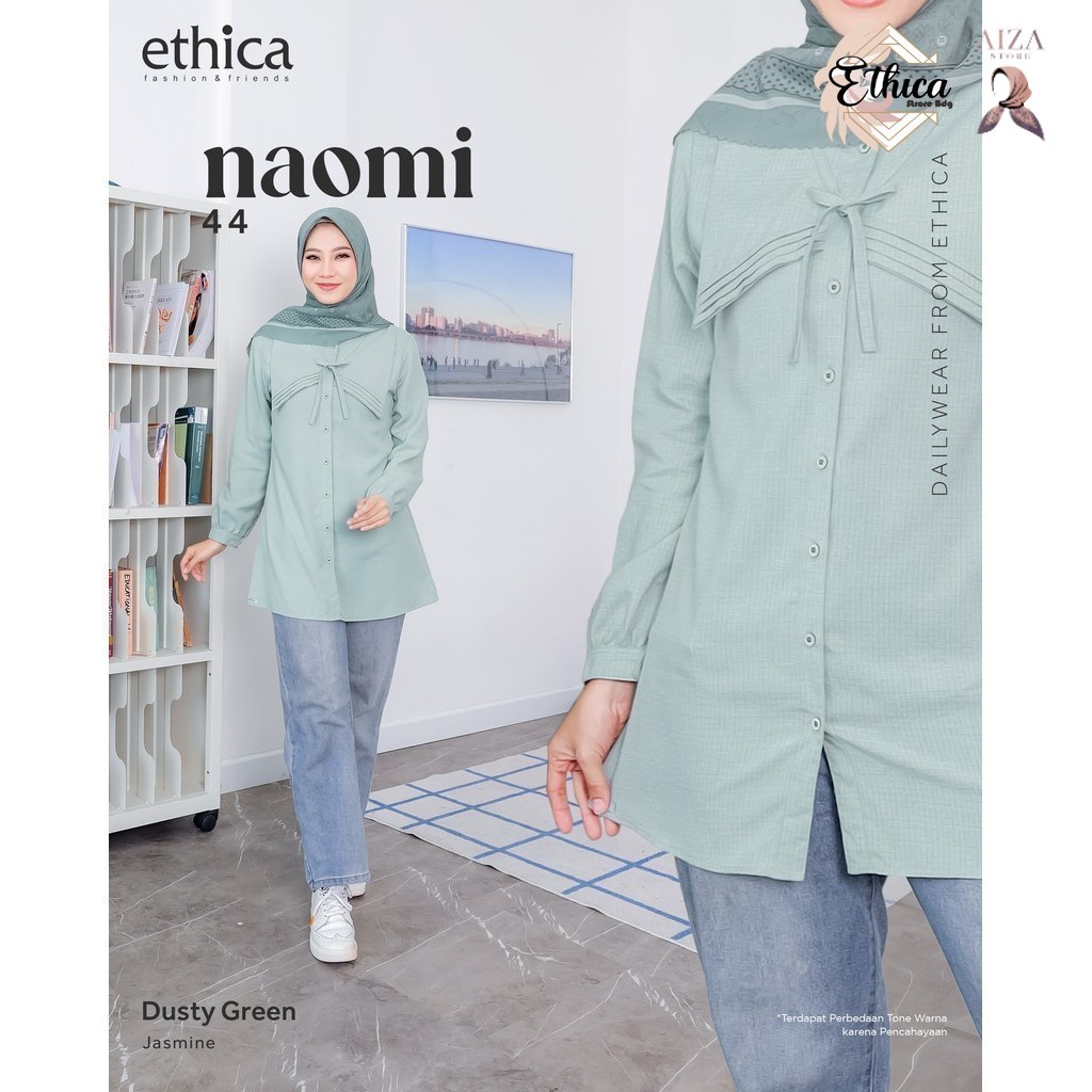 Atasan Wanita Naomi 44 Kemeja Tunik By Ethica/Tunik Dewasa by Ethica Original