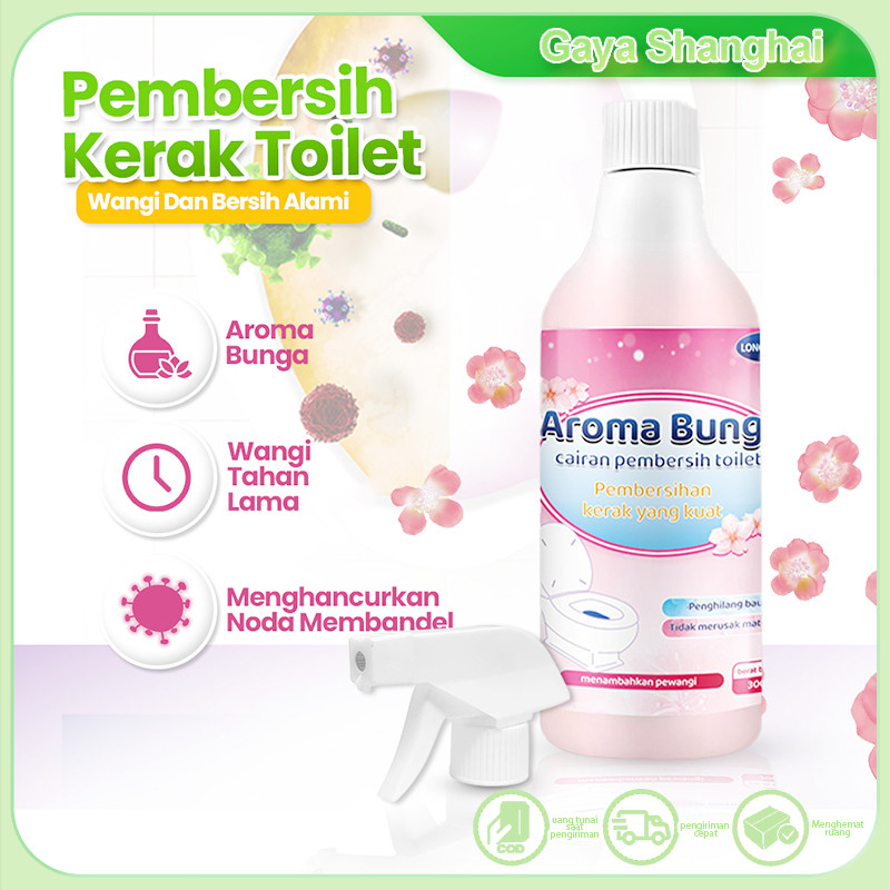 Pembersih toilet beraroma bunga pembersih toilet untuk menghilangkan kotoran busa pembersih toilet p