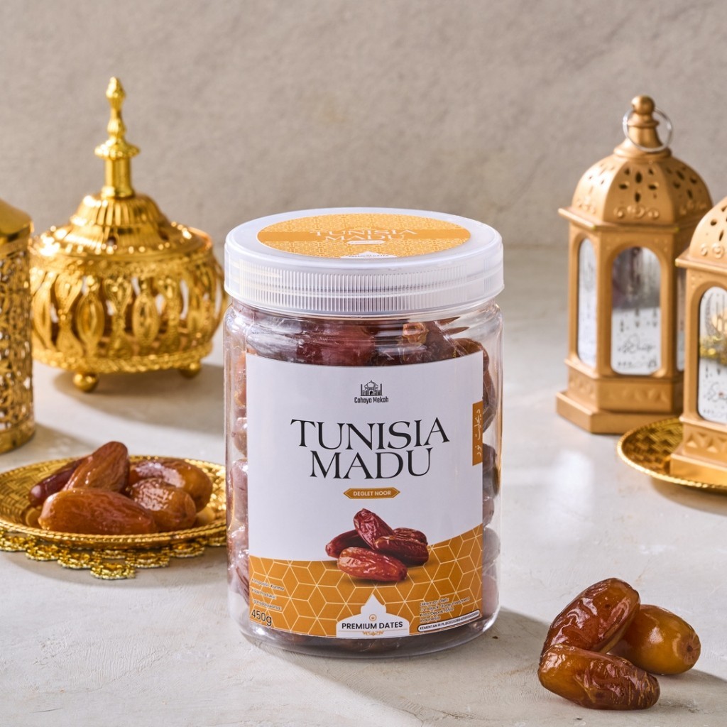 

Cahaya Mekah Kurma Tunisia Madu Premium Original High Quality 450gr