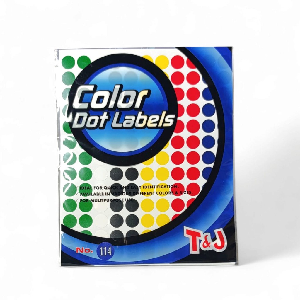 

LABEL TOM & JERRY COLOR DOT 144 LABEL T&J 114 COLOR DOT
