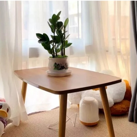 Meja Lesehan Aesthetics / Meja Lesehan Kayu  / Meja Lesehan Minimalis / Meja Lesehan Ruang Tamu Mini