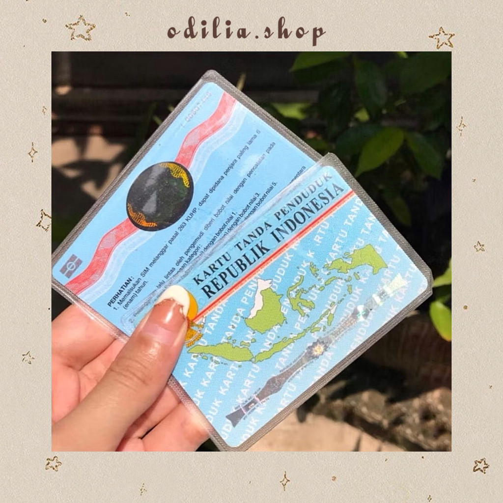 

Pelindung Cover Plastik Tebal Kartu Nama KTP ATM SIM Sampul Plastic Card Anti Gores Bjb Banjar Banjarbaru Odilia.Shop