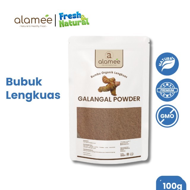 

ALAMEE Lengkuas Bubuk Asli Galangal Powder Murni Tanpa Campuran Bumbu Organik 100g fresh and natural