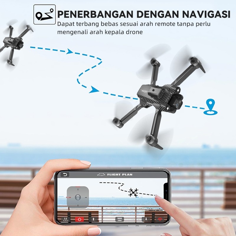A13 Drone kamera jarak jauh fotografi udara profesional  dual camera drone  laki-laki pria ulang tah