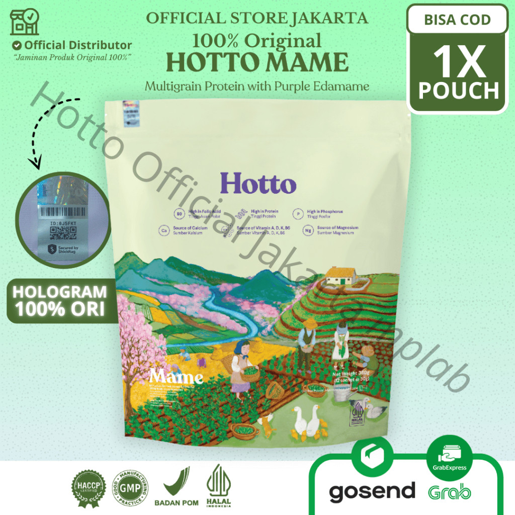 

PROMO!!! NEW Hotto Official Shop - Hotto Mame Protein Multigrain with EDAMAME (POPULAR)