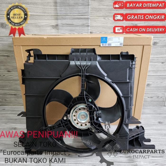 EXTRA FAN KIPAS RADIATOR MERCEDES BENZ W451 SMART FORTWO ORIGINAL COOLING FAN MERCY W451 SMART