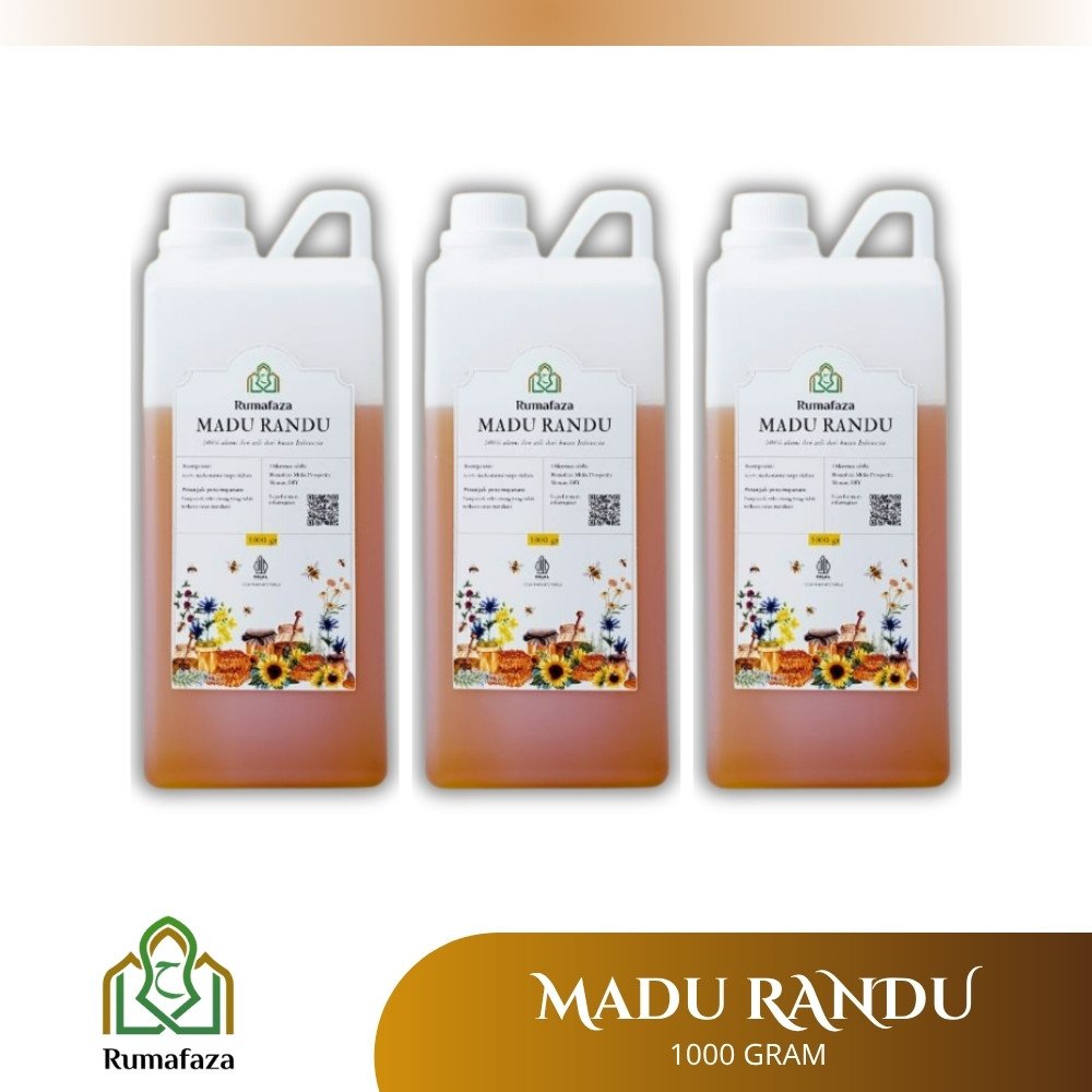 

RUMAFAZA - Madu Randu - 1000 Gram (3 Pcs)