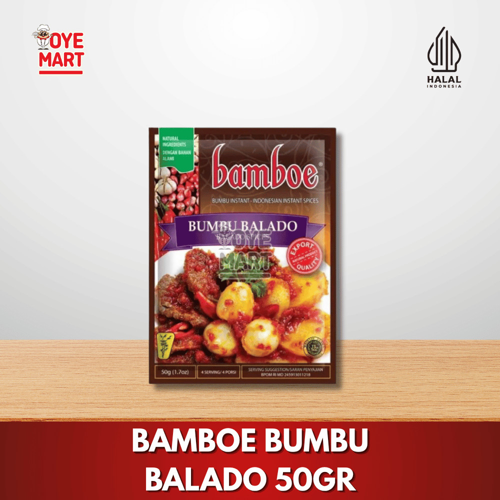 

BAMBOE BUMBU BALADO INSTAN 50GR