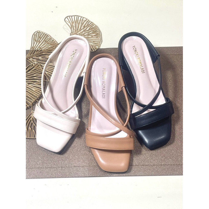 Sandal Wanita Terbaru Heels Yongki Komaladi Cantik 5cm