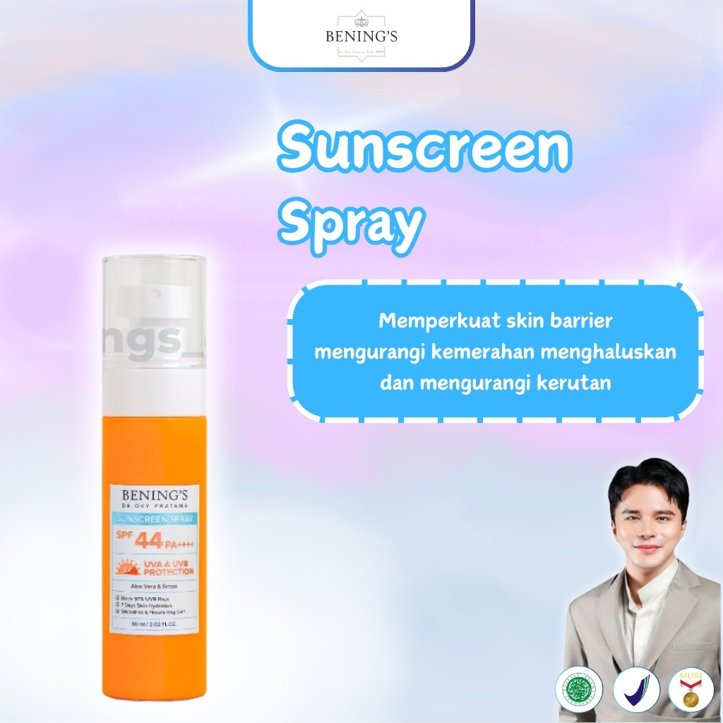 Bening's Sunscreen Spray by Benings Clinic Dr Oky Pratama Bening Indonesia SPF 30+++