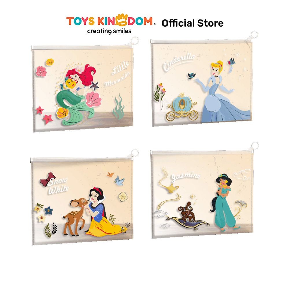 

Toys Kingdom Kiddy Star Unimass Pouch Princess A4 Random Kantong Organizer Serbaguna Tempat Pensil Pulpen Alat Make Up Pouch Kosmetik