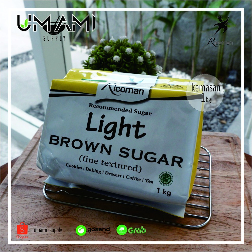

Ricoman - Light Brown Sugar - 1kg