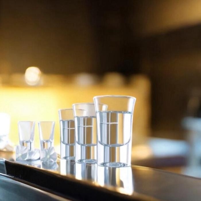 Promo GELAS SLOKI/GELAS SHOT/GELAS WHISKEY/GELAS KACA/GELAS LUMINARC terlaris