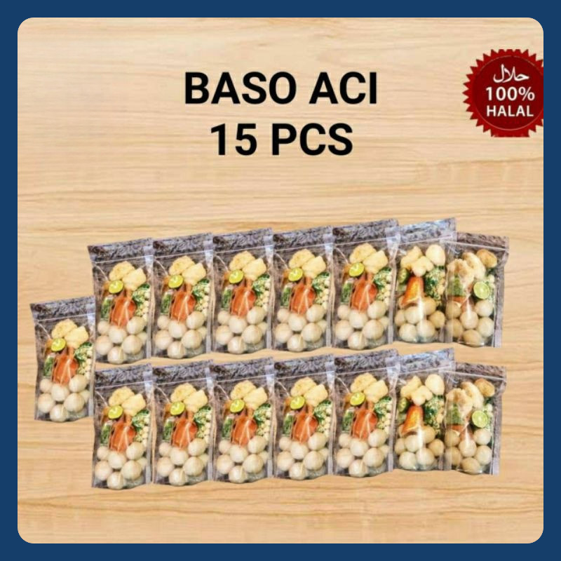 

baso aci paket 15pcs/ baso aci 15 pcs/ boci 15 pcs/ baso aci sansiro