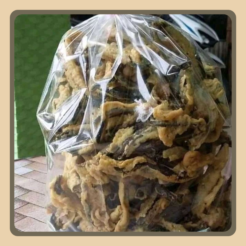 

500gram keripik belut renyah,gurih,nikmat dan MURAh