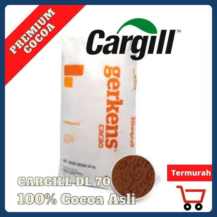 

Cocoa Powder 1 Kg Cargill Gerkens Pure 100% / Coklat Bubuk Murni 1Kg Promo