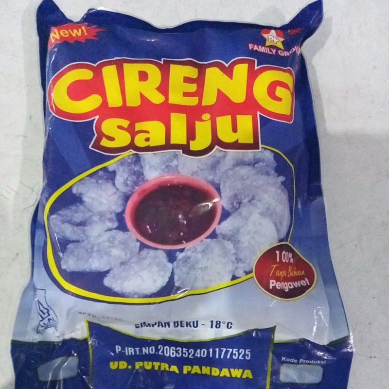 

Cireng salju varian rasa