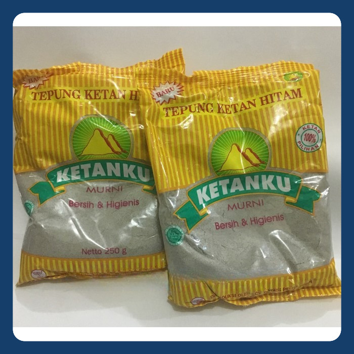 

Murah Tepung Ketan Hitam KETANKU 250 Gram HALAL